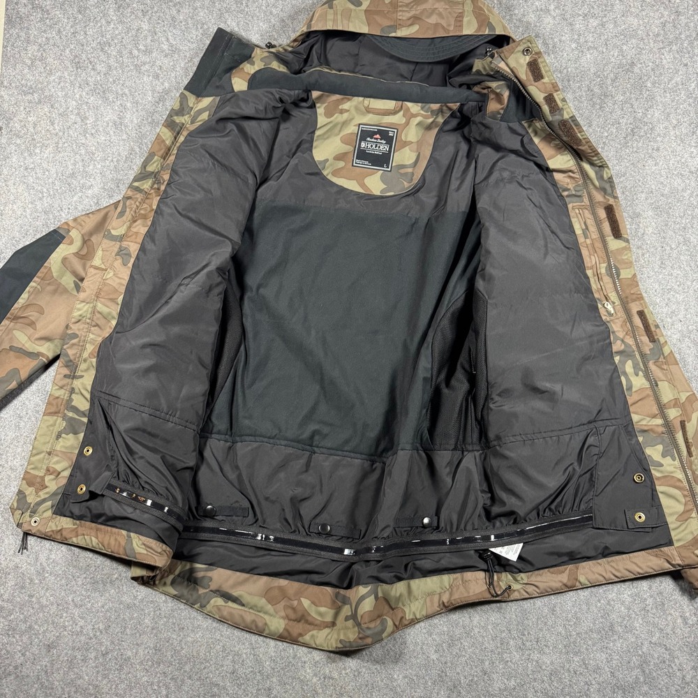 Holden Jacket Mens Large Camo Snowboard Waterproof Insulated Hooded Parka Shell - Picture 4 of 12
